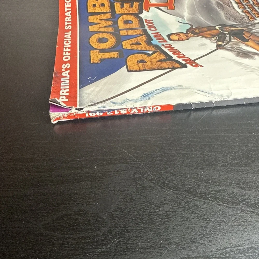 Prima Offical Strategy Guide Tomb Raider 2 And 3 Lara Croft Double Sided